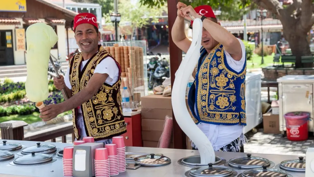 Sorvete para crianças em Istambul Sorvete para crianças em Istambul